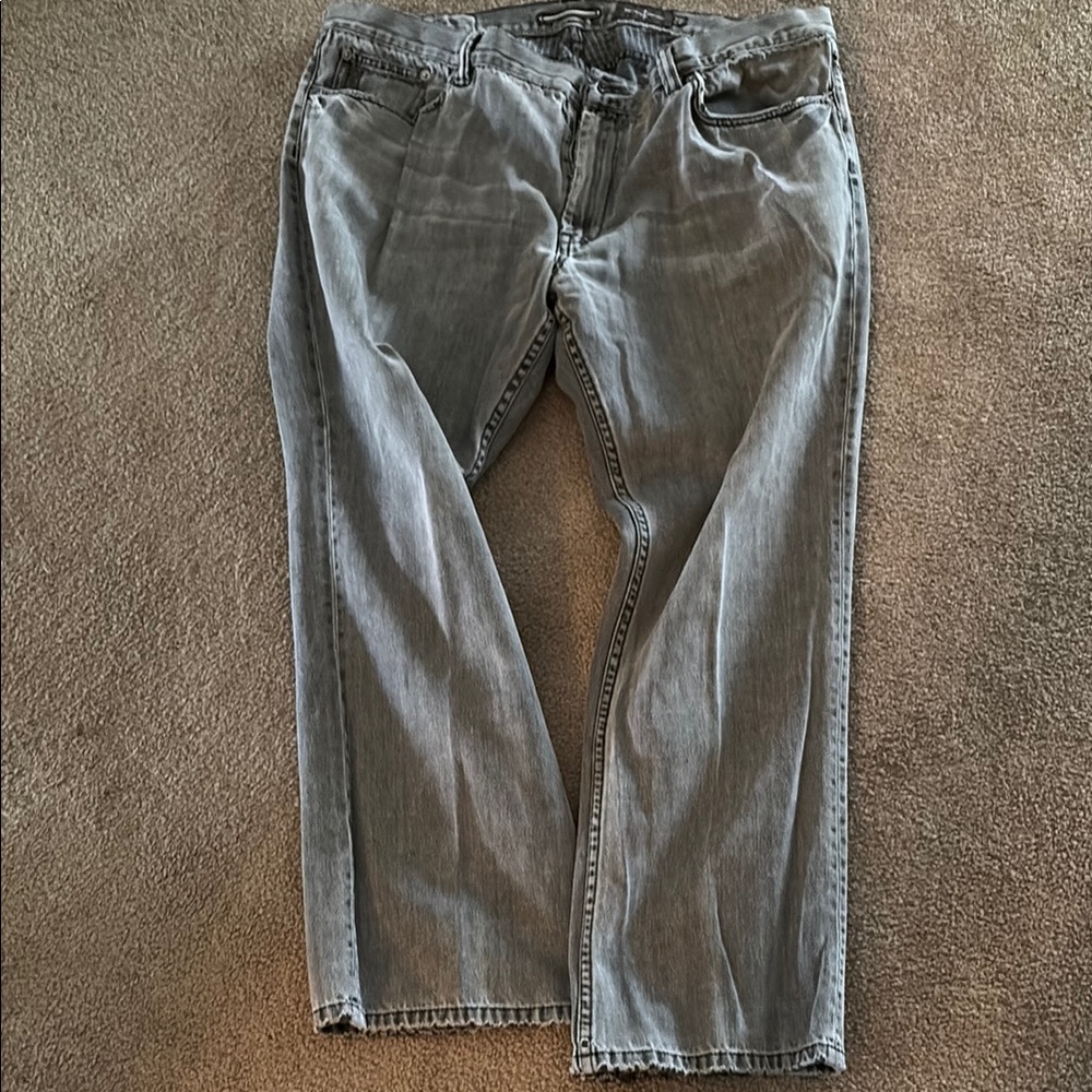 Men's Gray Jeans size 42/30 black brown 1826